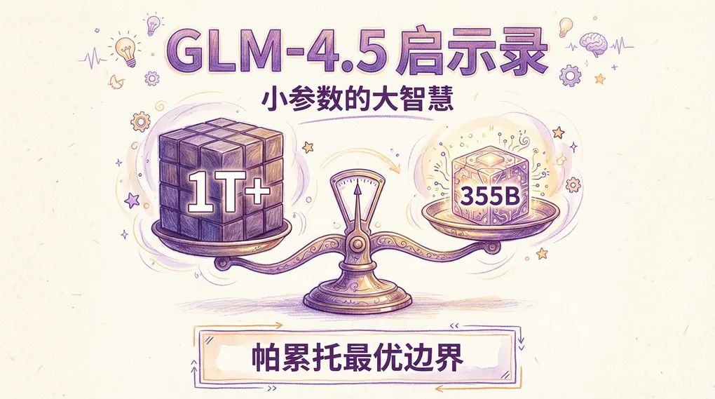 读完 GLM-4.5 技术报告：开源大模型的帕累托最优边界思维